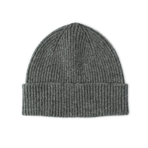 Grey Lambswool Hat and Scarf Set | Clyde