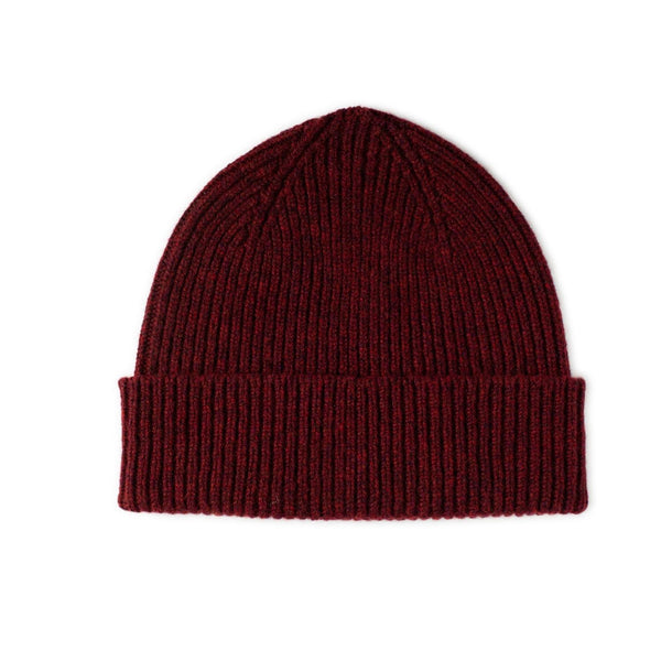 Autumn Red Wool Hat