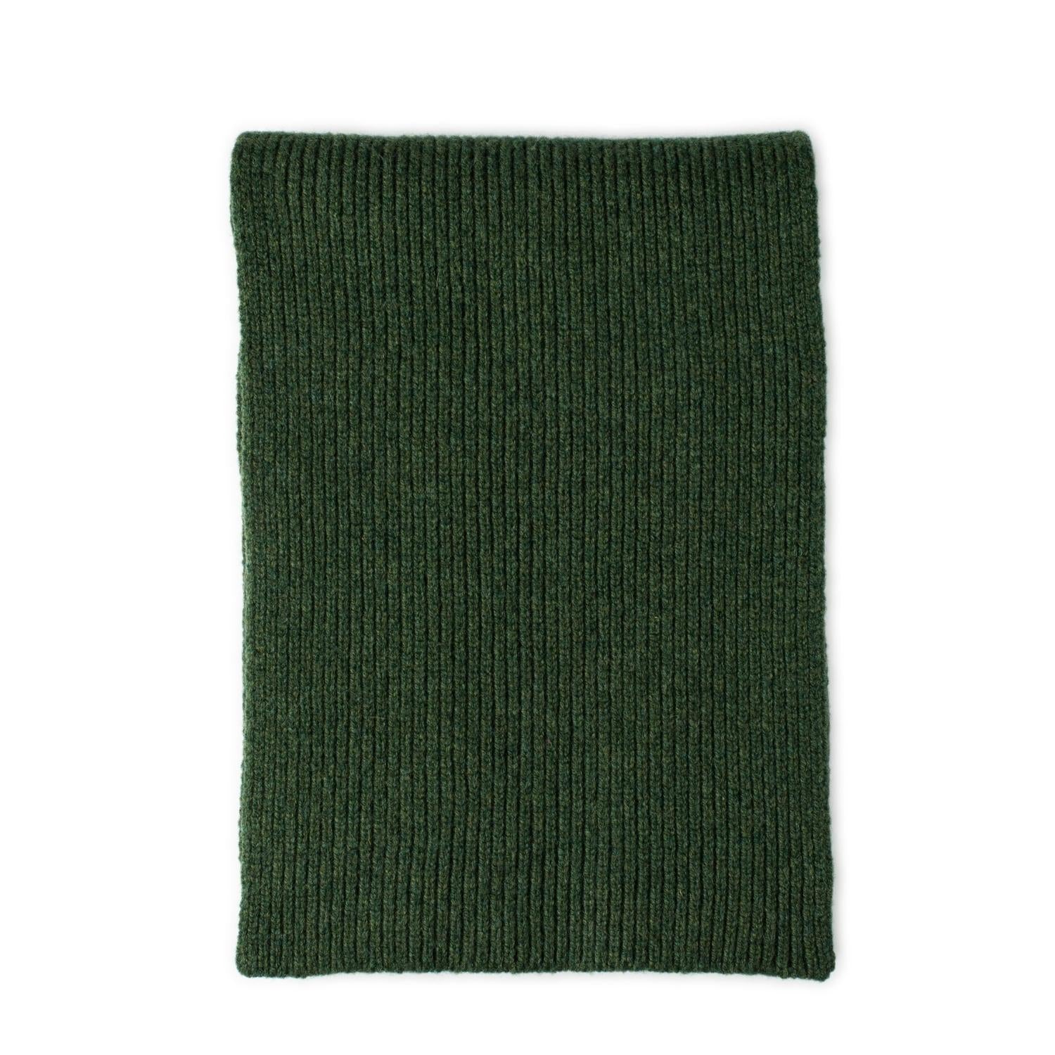 Country Green Lambswool  Scarf 