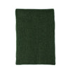 Ribbed wool scarf  - Country Green