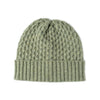 lambswool beanie - aran hat - Pistachio Green