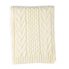 Lambswool scarves - Aran Scarves - White