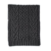 Lambswool scarves - Aran Scarves -  Charcoal Grey