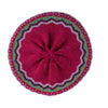 Patterned Berets- Lambswool Ladies Berets - Pink 