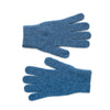 Lambswool Gloves - Mens Wool Gloves UK - Denim Blue