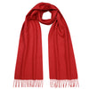 Pure Cashmere scarves - Crimson red