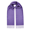 Pure Cashmere scarves - violet purple