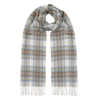 Lomond Cashmere | Muted Blue Dress Stewart | Sottish Tartan Cashmere Scarf | Shop at The Cashmere Choice | London