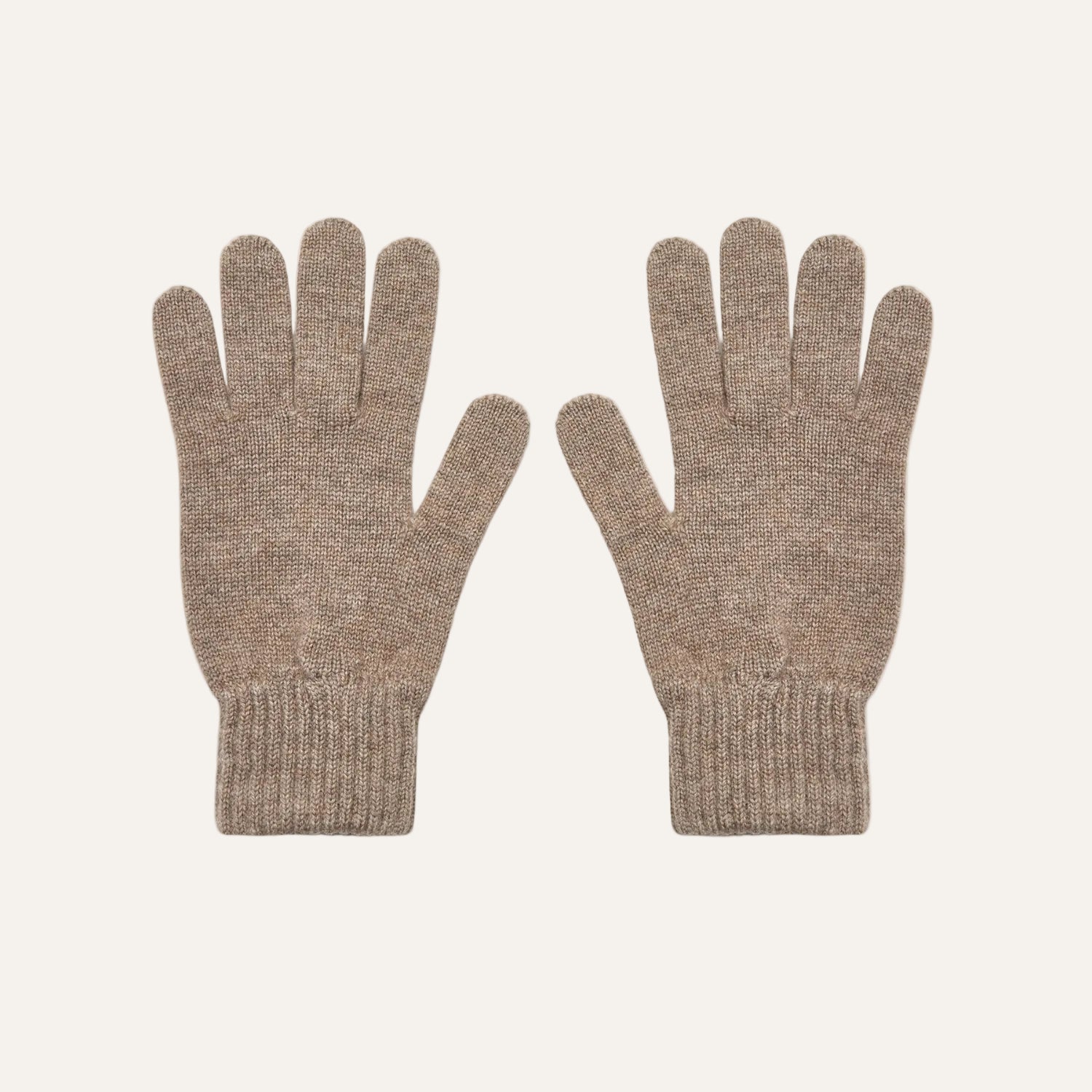 The Cashmere Choice - Otter Brown Cashmere Winter Gloves for Men