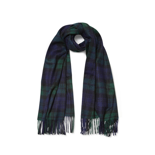 Pure Cashmere Stole | Black Watch | The Cashmere Choice