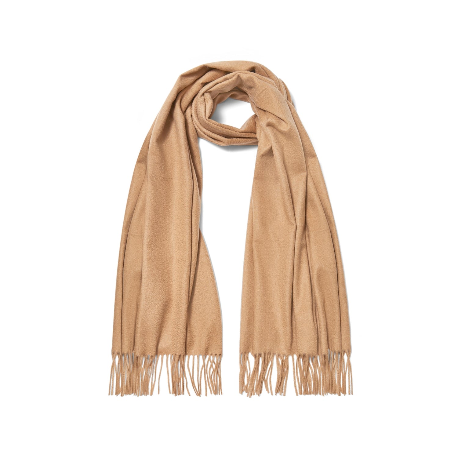 Pure Cashmere Stole | Camel | The Cashmere Choice