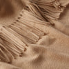 Pure Cashmere Stole | Camel Close Up | The Cashmere Choice
