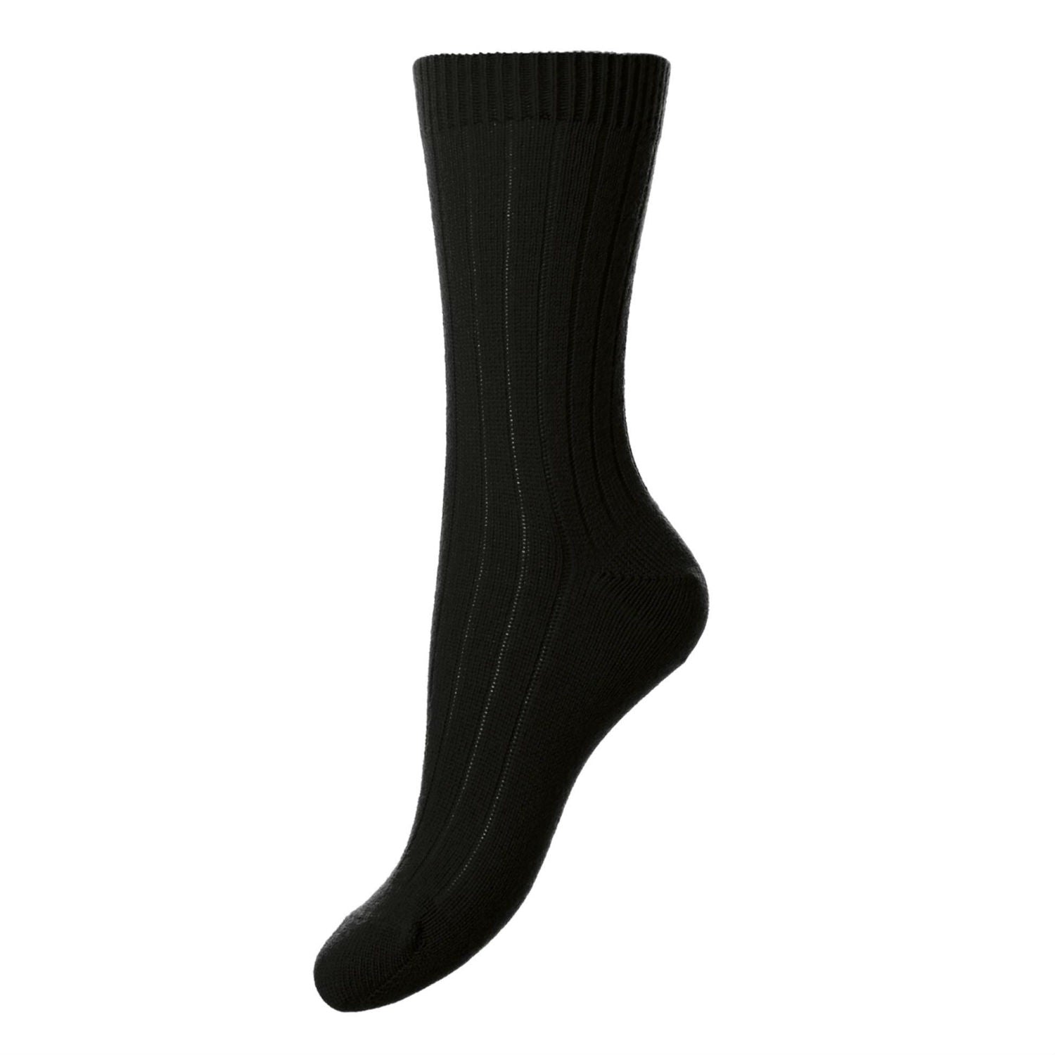 Pantherella women's socks - cashmere - black
