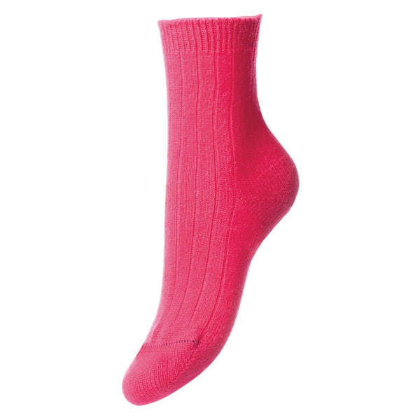 Pantherella women's socks - cashmere - hot pink