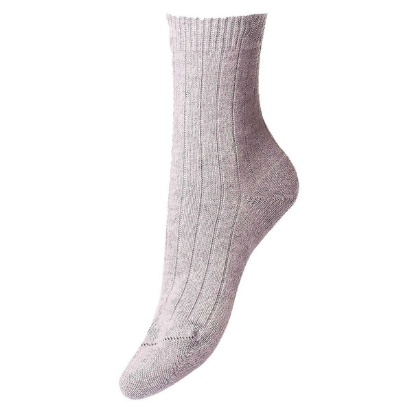 Pantherella women's socks - light grey cashmere 