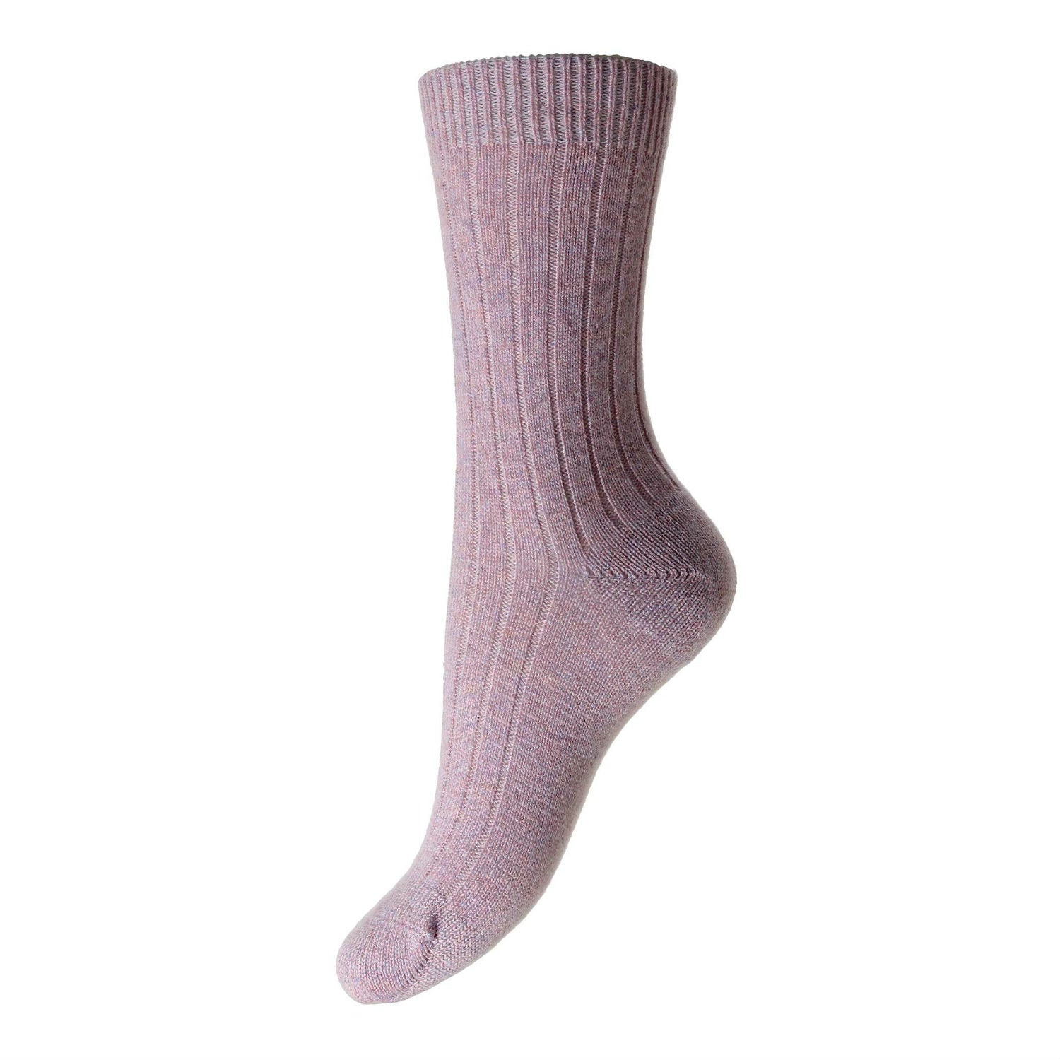 Pantherella women's socks - cashmere - misty pink marl