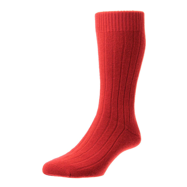 pantherella-socks-cashmere-mens-socks-red
