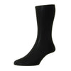 Mens Cashmere Socks UK | Calf Length Socks | Black