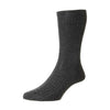Mens Cashmere Socks UK | Calf Length Socks | Charcoal Grey 