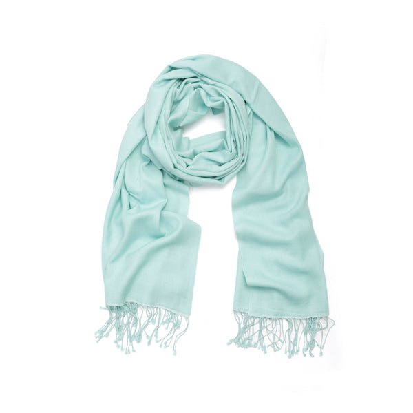 Buy Ladies Mint Green Pashmina Stole | Shawl | Wrap from The Cashmere Choice | London