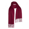 Wine Burgundy Lambswool Scarf | buy at The Cashmere Choice | London