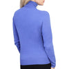 Women's Cashmere Roll Neck Jumper | Cornflower Blue | Back View