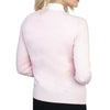 Ladies Cashmere V Neck Sweater | Pink | Back