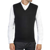 Mens Black Cashmere Sleeveless Vest Sweater | Front | Shop at The Cashmere Choice | London