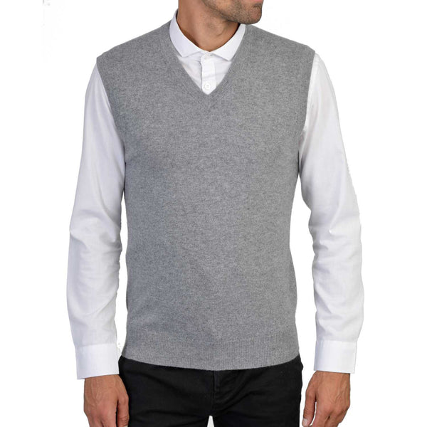 Cashmere sweater shop vest