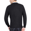 Mens Black Cashmere V Neck Sweater | Back | Shop at The Cashmere Choice | London