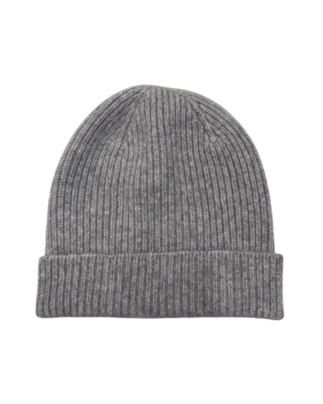 silver grey pure cashmere winter beanies for men and women Made in Scotland