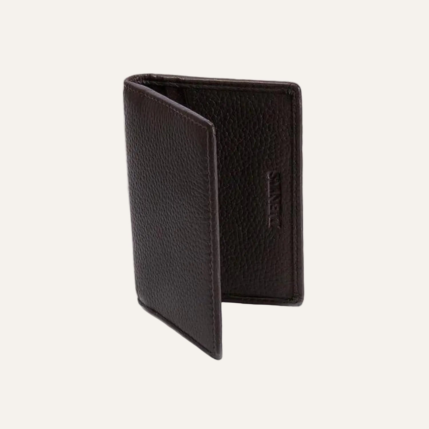 Pebble Grain Leather Card Holder | Dents | The Cashmere Choice