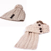 Aran Mills - Merino Wool - Hat and Scarf Set