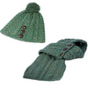 Aran Mills - Merino Wool - Hat and Scarf Set