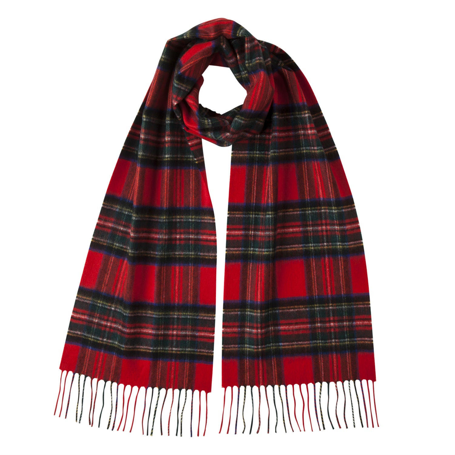 Tartan Cashmere Scarf | Royal Stewart 