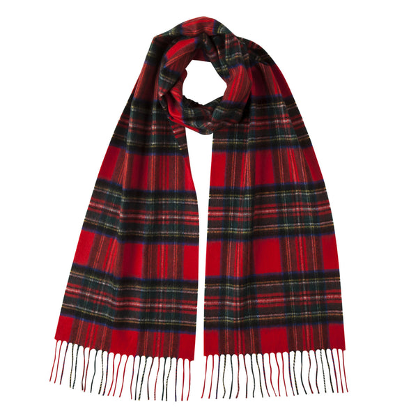 Tartan Cashmere Scarf | Royal Stewart 