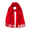 Red Cashmere Stoles | The Cashmere Choice