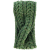 Wool Headband | Aran Stitch | Green