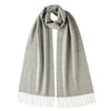 Pure Cashmere scarves - light grey 