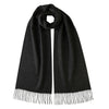 Pure cashmere scarves - charcoal grey 