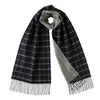 Johnsons of Elgin | Johnstons Cashmere | Mens Reversible Cashmere Scarf | Made in Scotland | Style 6035  | shop at The Cashmere Choice | London